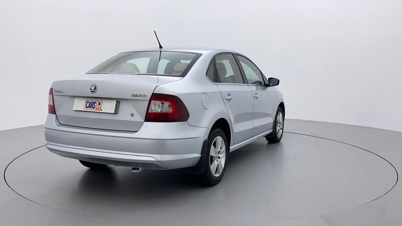 2018 Skoda Rapid AMBITION 1.5 TDI, Diesel, Manual, 73,488 km, Right Back Diagonal