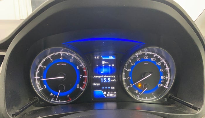 2016 Maruti Baleno ZETA PETROL 1.2, Petrol, Manual, 80,957 km, Odometer Image