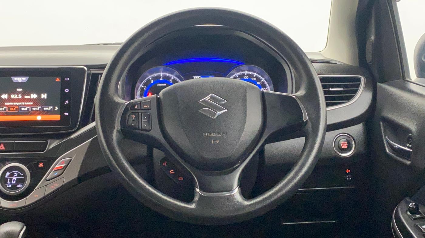 2021 Maruti Baleno ZETA CVT PETROL 1.2, Petrol, Automatic, 57,848 km, Steering Wheel Close Up