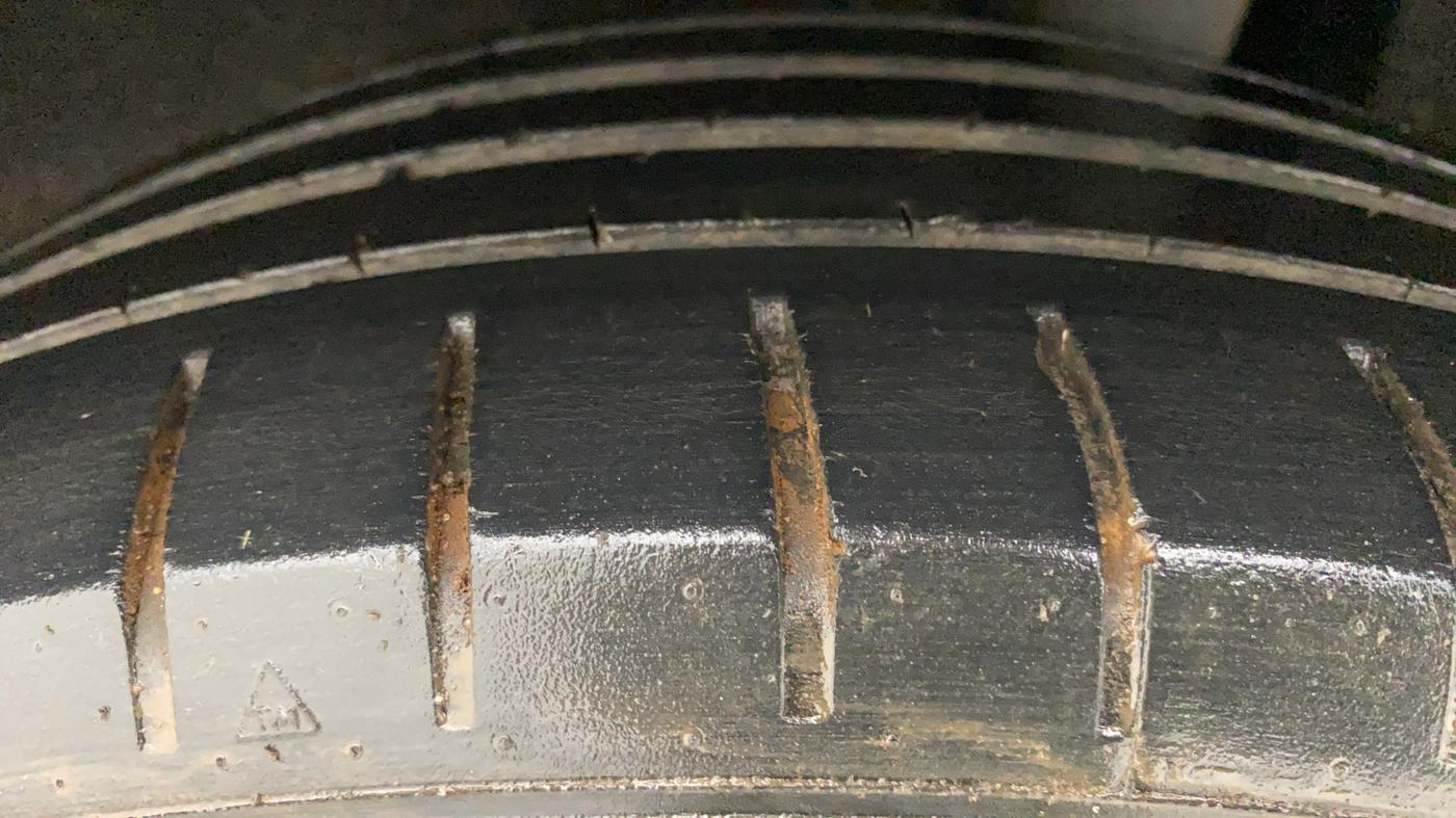 2021 Maruti Baleno ZETA CVT PETROL 1.2, Petrol, Automatic, 57,848 km, Left Rear Tyre Tread