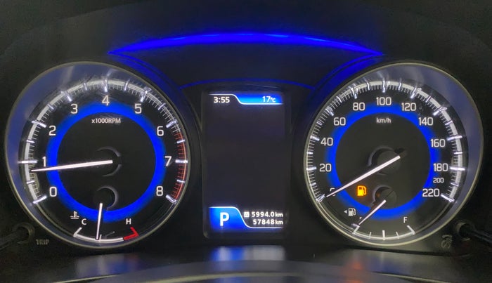 2021 Maruti Baleno ZETA CVT PETROL 1.2, Petrol, Automatic, 57,848 km, Odometer Image