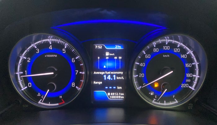 2017 Maruti Baleno ALPHA PETROL 1.2, Petrol, Manual, 1,08,308 km, Odometer Image