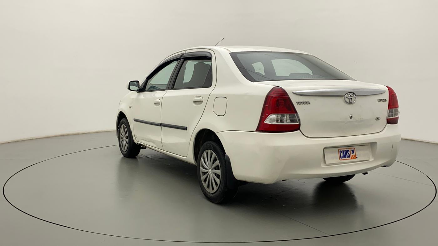 2011 Toyota Etios G SP, Petrol, Manual, 85,947 km, Left Back Diagonal