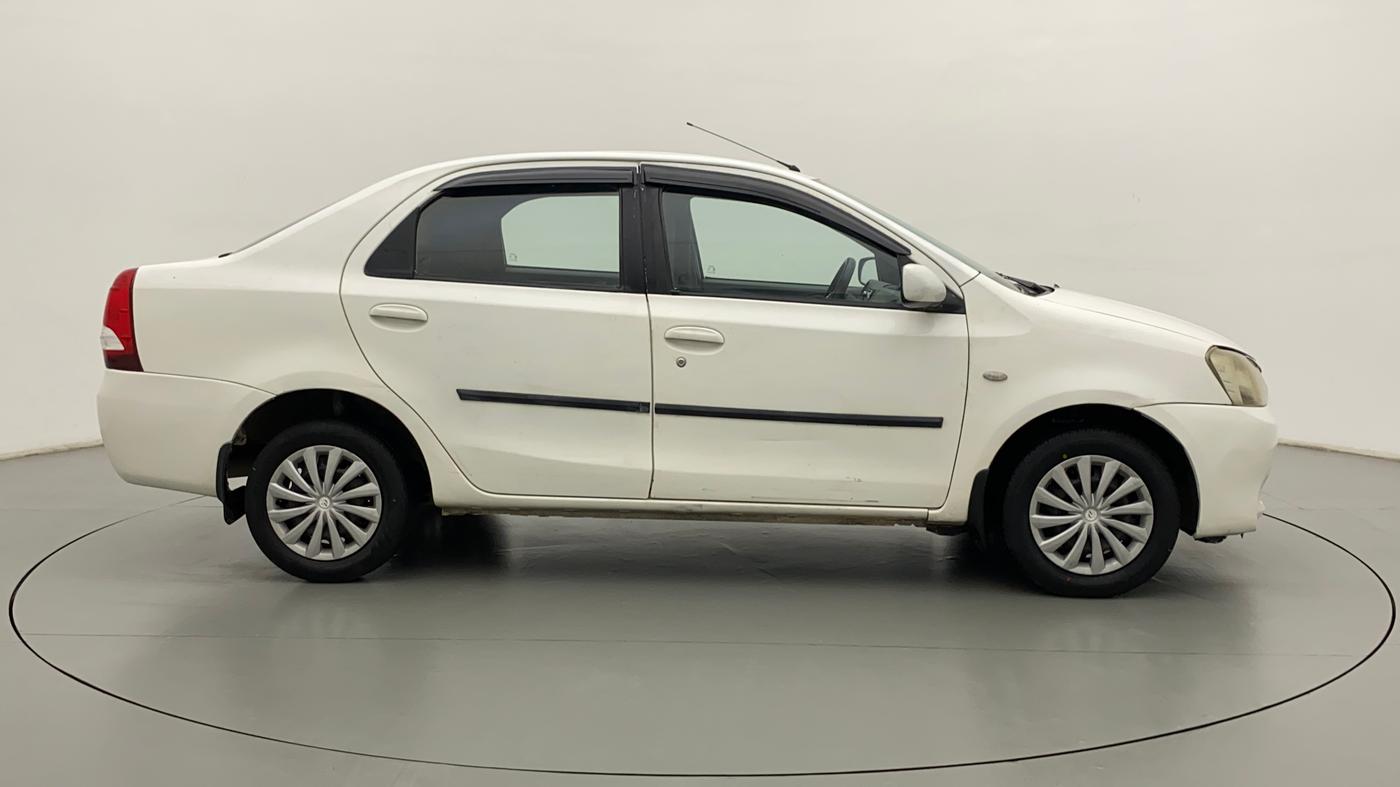 2011 Toyota Etios G SP, Petrol, Manual, 85,947 km, Right Side View