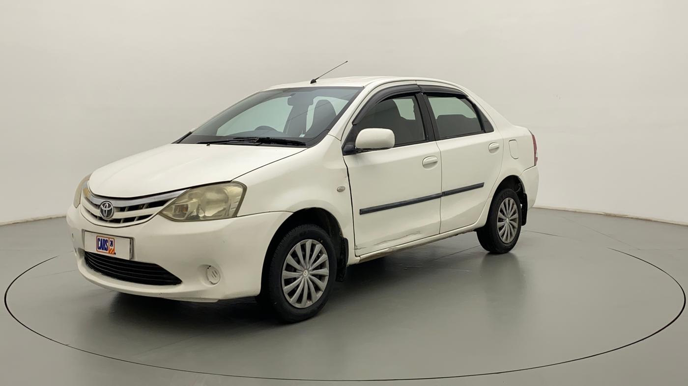 2011 Toyota Etios G SP, Petrol, Manual, 85,947 km, Left Front Diagonal