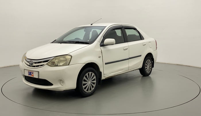 2011 Toyota Etios G SP, Petrol, Manual, 85,947 km, Left Front Diagonal