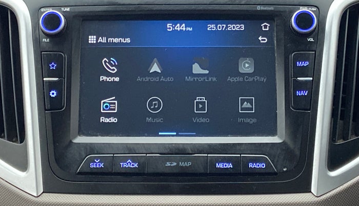 2018 Hyundai Creta SX AT 1.6 DIESEL, Diesel, Automatic, 1,05,405 km, Apple CarPlay and Android Auto