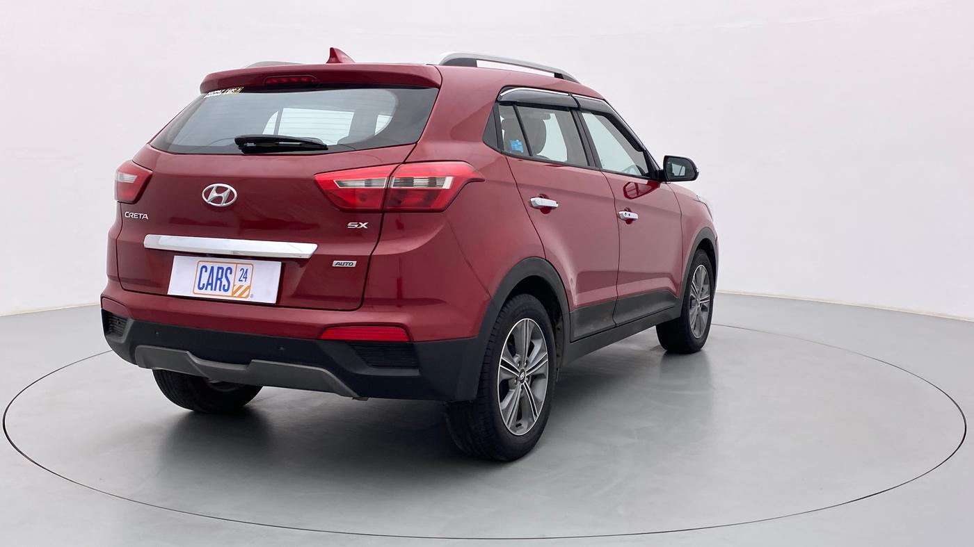 2017 Hyundai Creta 1.6 SX PLUS AUTO PETROL, Petrol, Automatic, 48,652 km, Right Back Diagonal