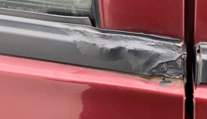 2012 Maruti Alto K10 VXI, Petrol, Manual, 51,253 km, Right rear door - Weather strip has minor damage