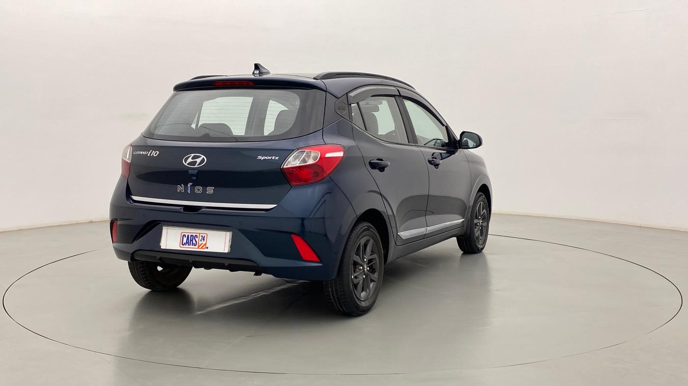2020 Hyundai GRAND I10 NIOS SPORTZ PETROL, Petrol, Manual, 23,564 km, Right Back Diagonal