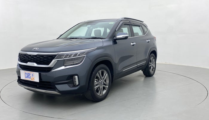 2020 KIA SELTOS HTX 1.5 PETROL MT, Petrol, Manual, 31,348 km, Left Front Diagonal