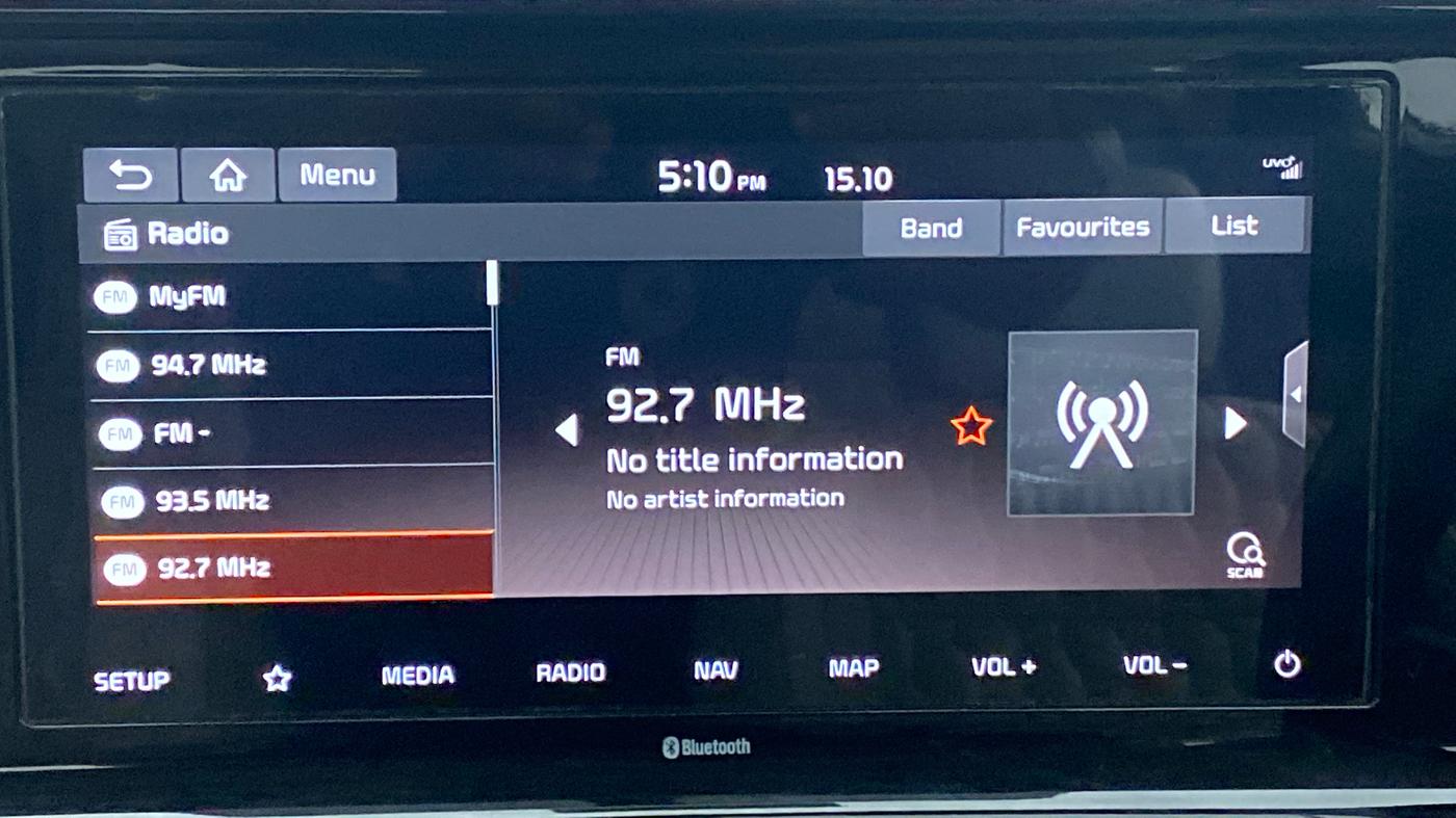 2020 KIA SELTOS HTX 1.5 PETROL MT, Petrol, Manual, 31,348 km, Infotainment System