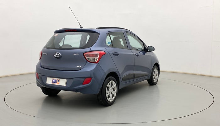 2015 Hyundai Grand i10 SPORTZ 1.2 KAPPA VTVT, Petrol, Manual, 77,660 km, Right Back Diagonal