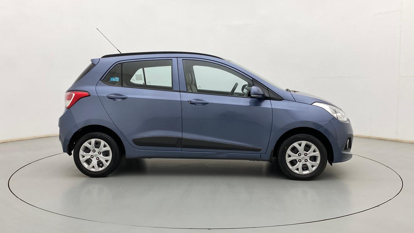 2015 Hyundai Grand i10 SPORTZ 1.2 KAPPA VTVT, Petrol, Manual, 77,660 km, Right Side View