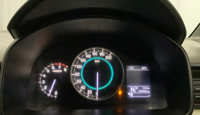 2017 Maruti IGNIS DELTA 1.2 AMT, Petrol, Automatic, 80,848 km, Odometer Image