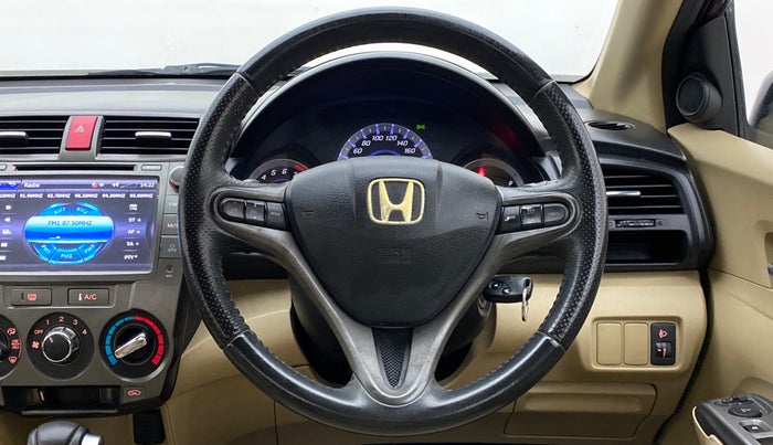 2013 Honda City V AT SUNROOF, Petrol, Automatic, 54,433 km, Steering Wheel Close Up