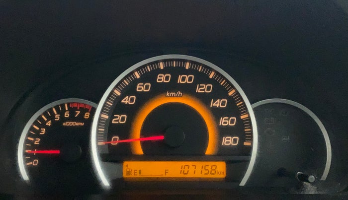 2014 Maruti Wagon R 1.0 VXI, Petrol, Manual, 1,07,158 km, Odometer Image