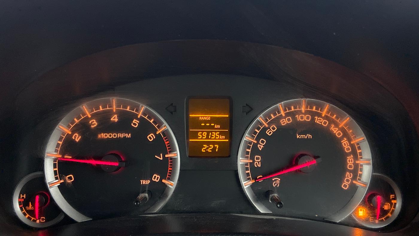 2017 Maruti Swift VXI, Petrol, Manual, 59,135 km, Odometer Image