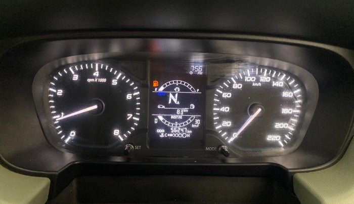 2022 Tata PUNCH ADVENTURE AMT, Petrol, Automatic, 56,241 km, Odometer Image