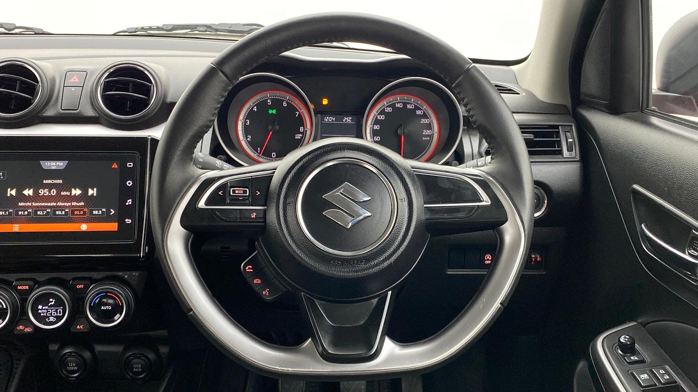 2021 Maruti Swift ZXI D, Petrol, Manual, 22,591 km, Steering Wheel Close Up