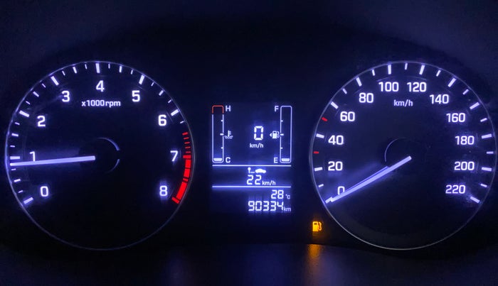 2016 Hyundai Creta SX PLUS 1.6 PETROL, Petrol, Manual, 90,325 km, Odometer Image