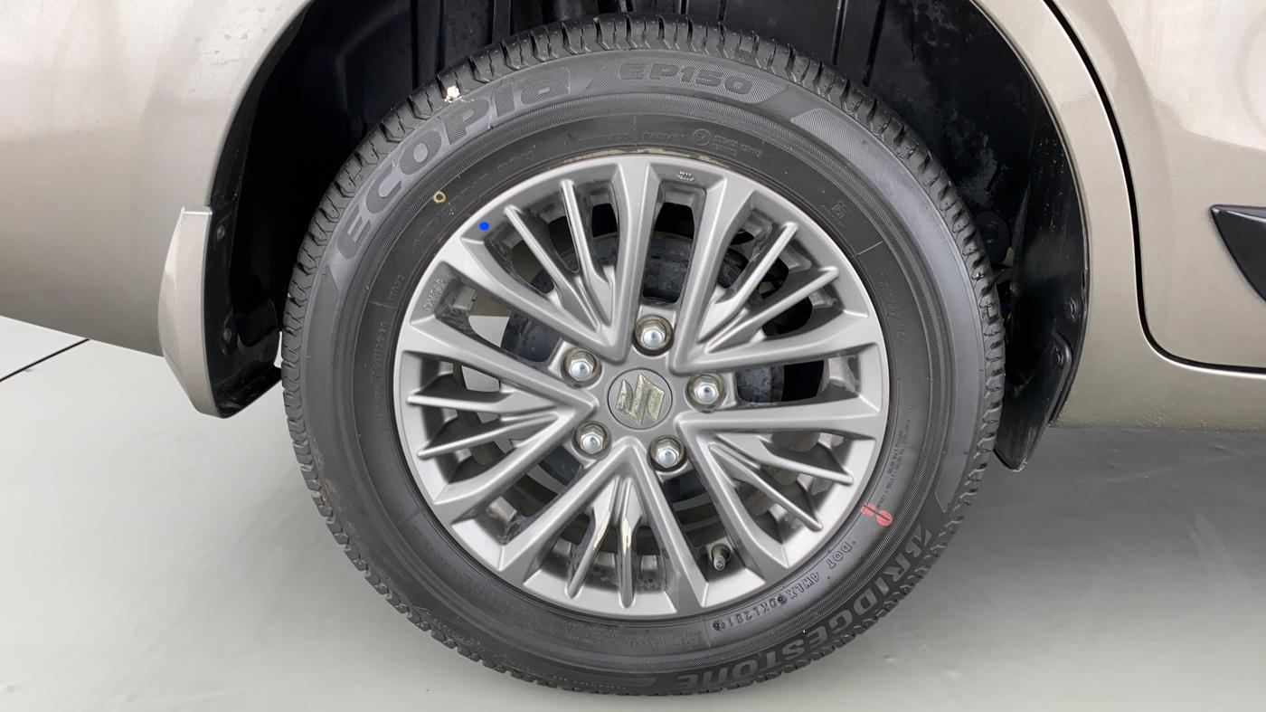 2019 Maruti Ertiga ZXI Plus SHVS, Petrol, Manual, 3,902 km, Right Rear Wheel