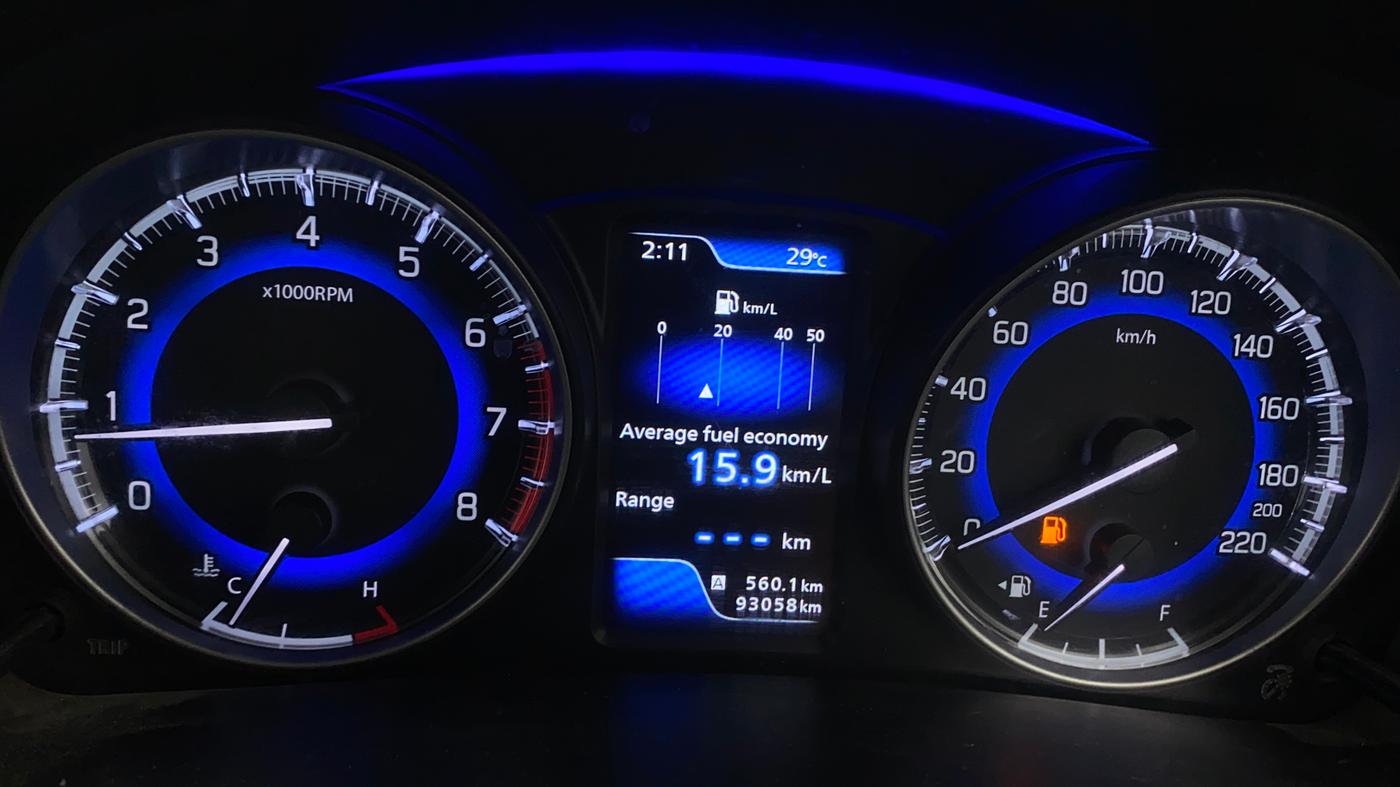2021 Toyota Glanza G, Petrol, Manual, 93,055 km, Odometer Image