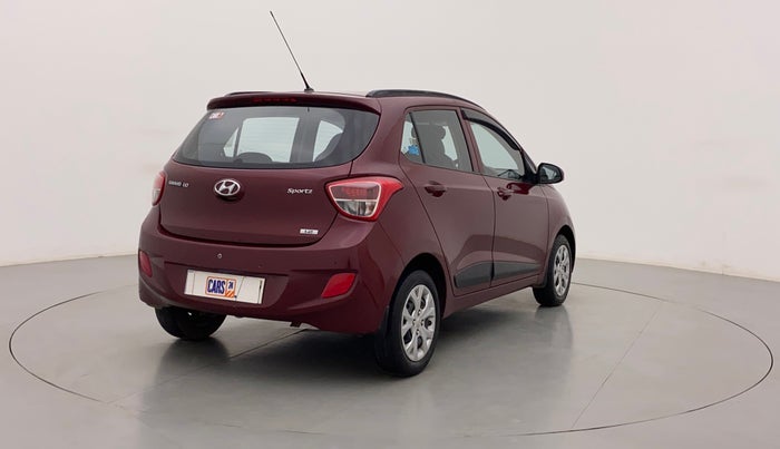2015 Hyundai Grand i10 SPORTZ 1.2 KAPPA VTVT, Petrol, Manual, 50,988 km, Right Back Diagonal