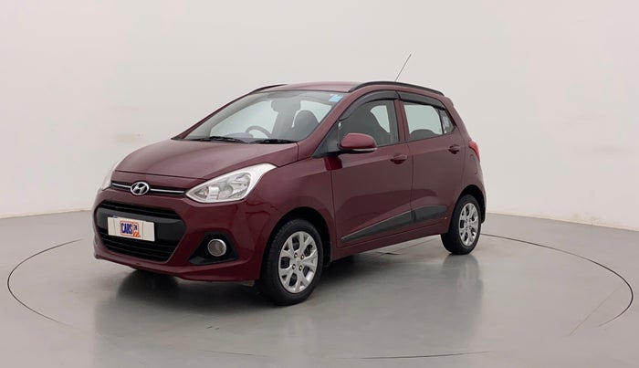 2015 Hyundai Grand i10 SPORTZ 1.2 KAPPA VTVT, Petrol, Manual, 50,988 km, Left Front Diagonal