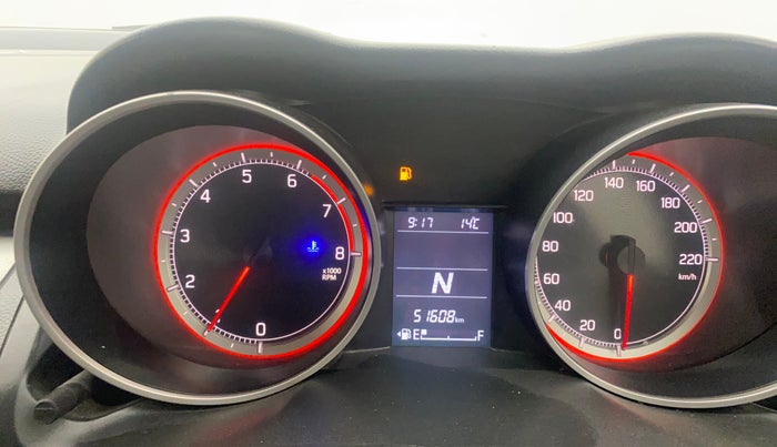 2018 Maruti Swift VXI AMT, Petrol, Automatic, 51,586 km, Odometer Image