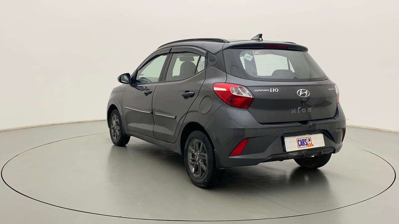 2021 Hyundai GRAND I10 NIOS SPORTZ 1.2 KAPPA VTVT CNG, CNG, Manual, 71,727 km, Left Back Diagonal
