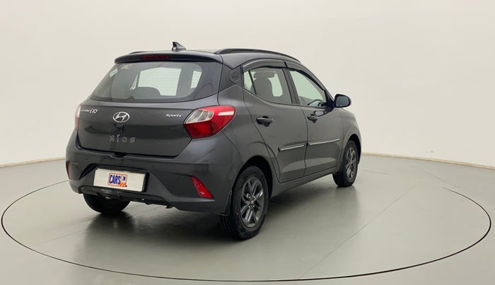 2021 Hyundai GRAND I10 NIOS SPORTZ 1.2 KAPPA VTVT CNG, CNG, Manual, 71,727 km, Right Back Diagonal