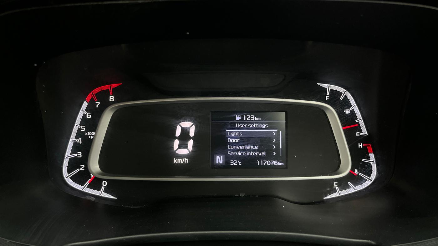 2020 KIA SONET HTX 1.0 IMT, Petrol, Manual, 1,17,076 km, Odometer Image