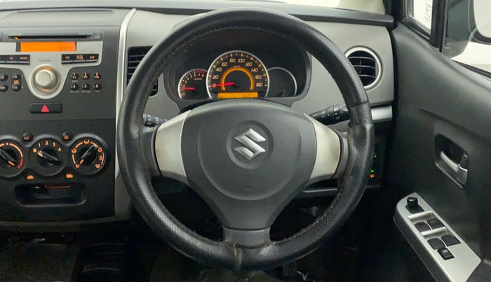 2012 Maruti Wagon R 1.0 VXI, Petrol, Manual, 16,227 km, Steering Wheel Close Up
