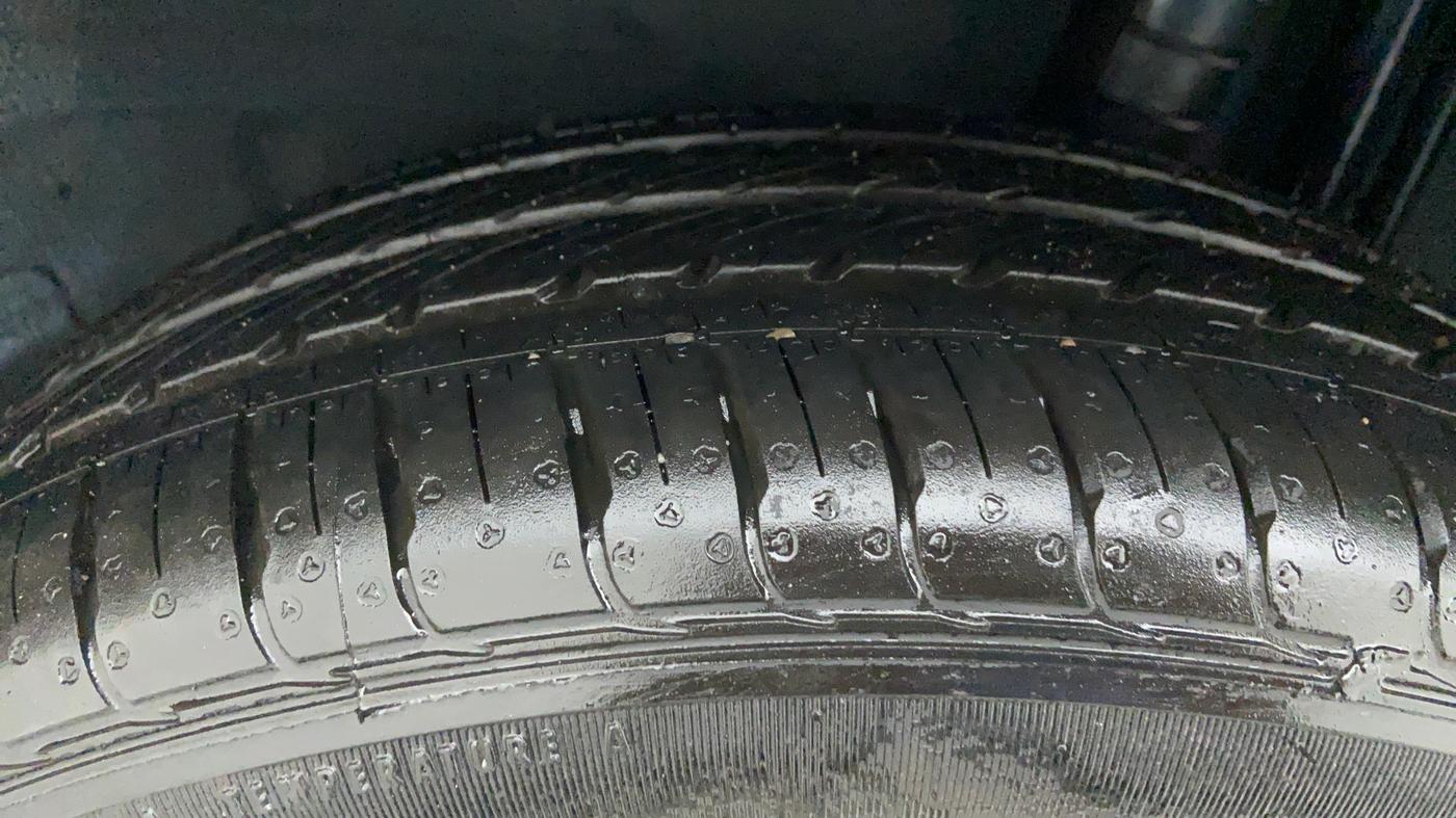 2014 Nissan Micra XV CVT, Petrol, Automatic, 26,096 km, Left Rear Tyre Tread