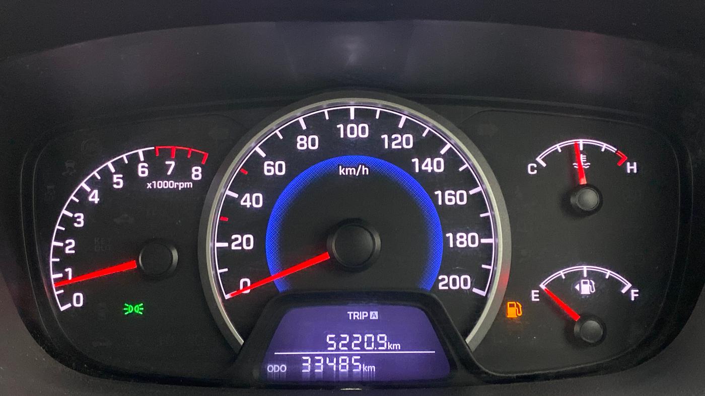 2017 Hyundai Grand i10 ASTA 1.2 KAPPA VTVT, Petrol, Manual, 33,485 km, Odometer Image