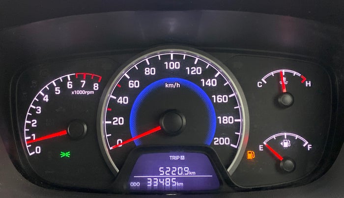 2017 Hyundai Grand i10 ASTA 1.2 KAPPA VTVT, Petrol, Manual, 33,485 km, Odometer Image