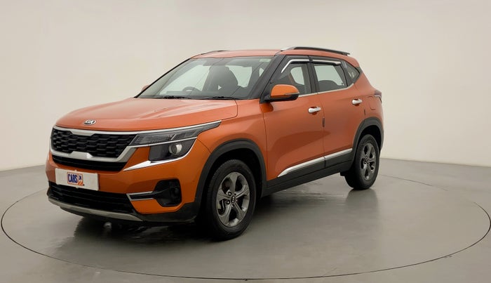 2020 KIA SELTOS HTK PLUS AT 1.5 DIESEL, Diesel, Automatic, 49,488 km, Left Front Diagonal