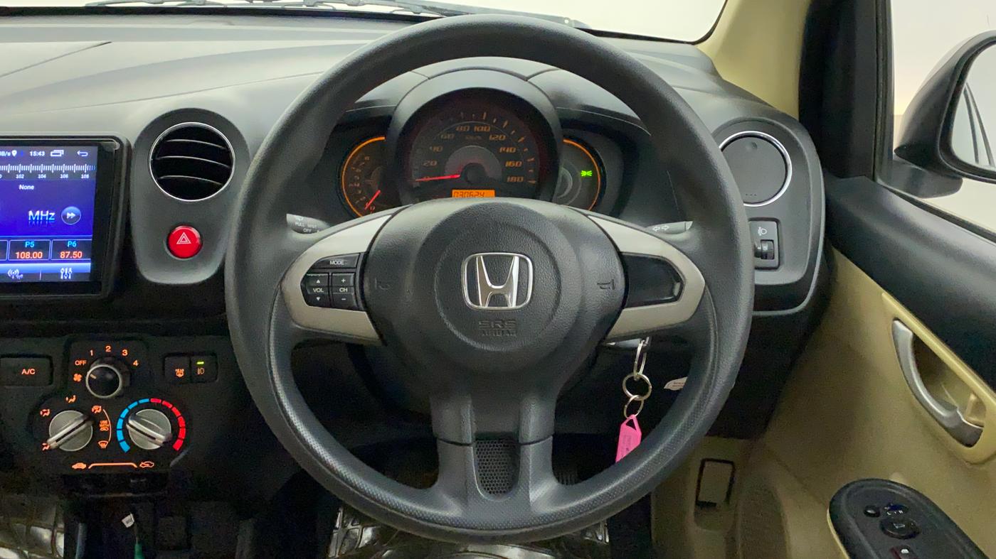 2014 Honda Amaze 1.2L I-VTEC VX, Petrol, Manual, 30,683 km, Steering Wheel Close Up