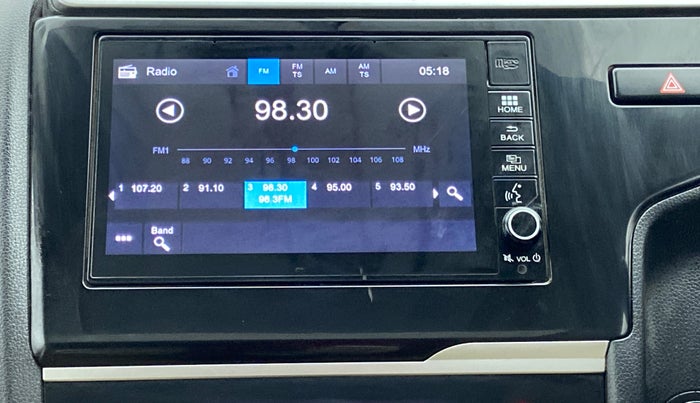 2018 Honda WR-V 1.2 i-VTEC VX MT, Petrol, Manual, 57,726 km, Infotainment System