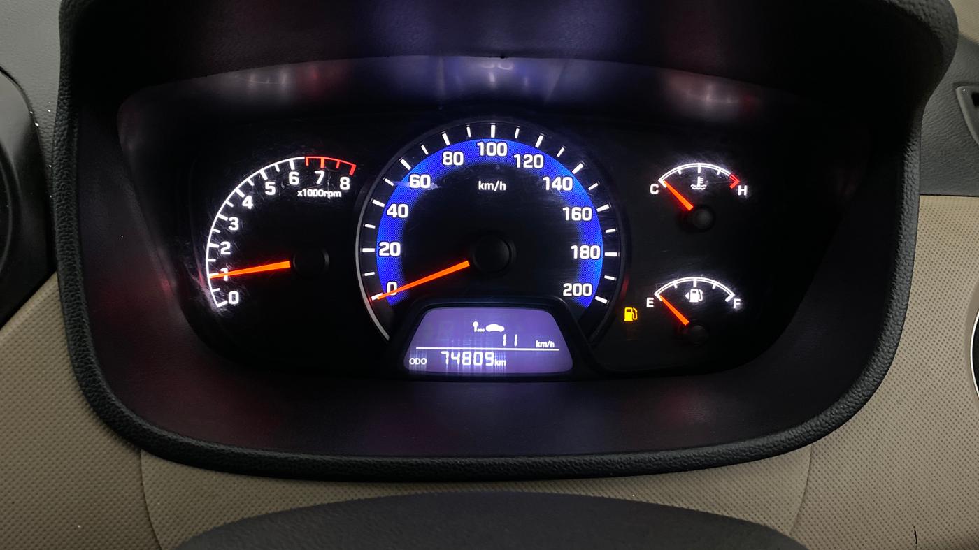 2017 Hyundai Xcent E+, CNG, Manual, 74,808 km, Odometer Image
