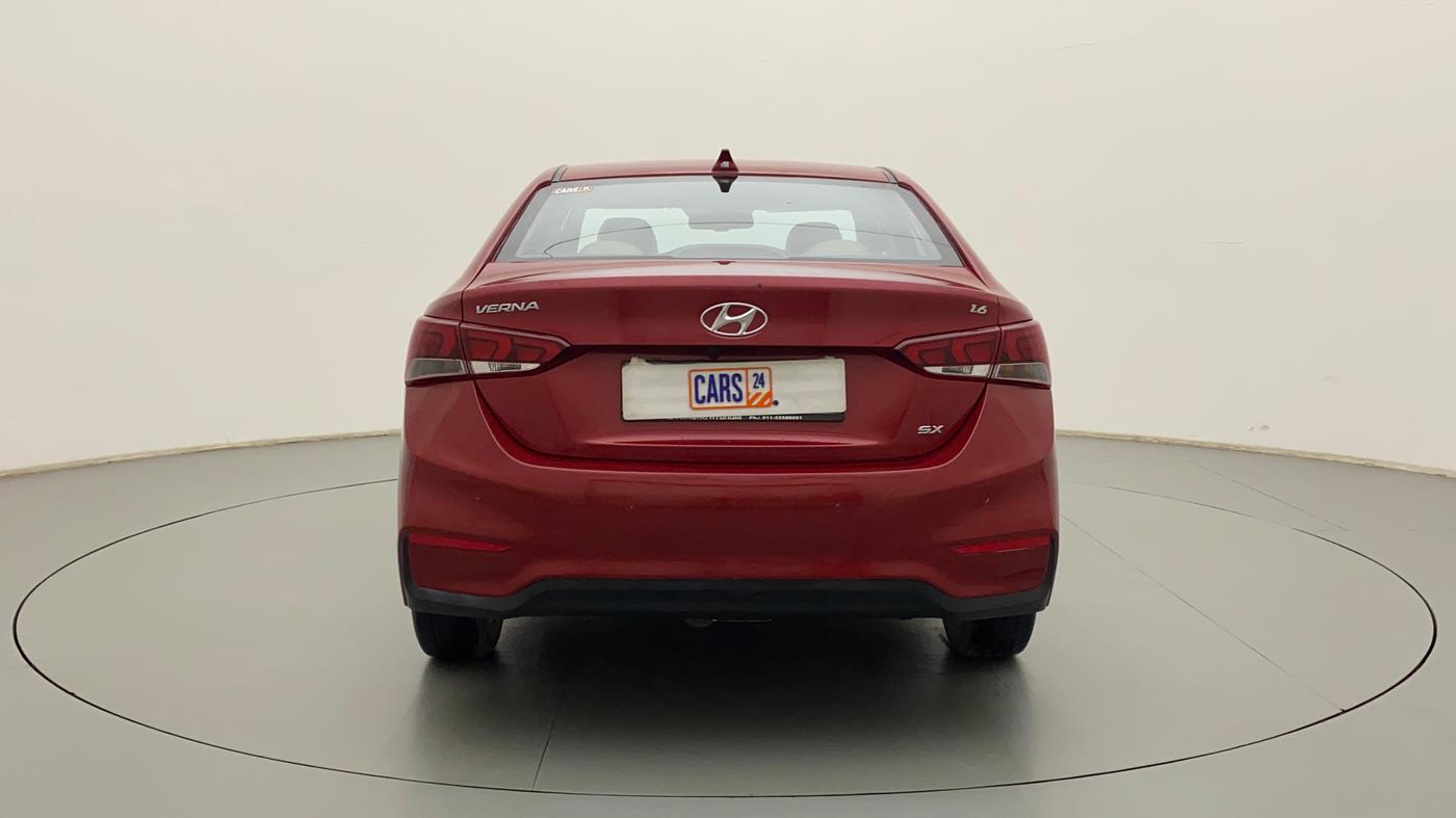 2018 Hyundai Verna 1.6 VTVT SX, Petrol, Manual, 52,517 km, Back/Rear