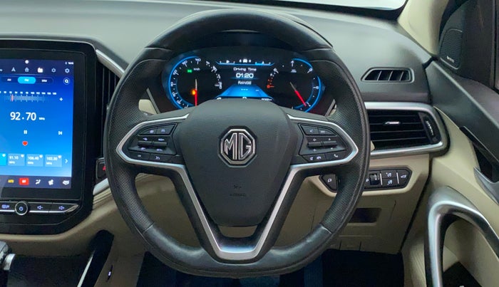 2021 MG HECTOR SHARP 1.5 PETROL CVT, Petrol, Automatic, 9,228 km, Steering Wheel Close Up