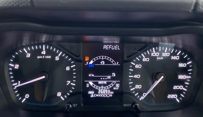 2021 Tata ALTROZ XZ PETROL, Petrol, Manual, 26,893 km, Odometer Image