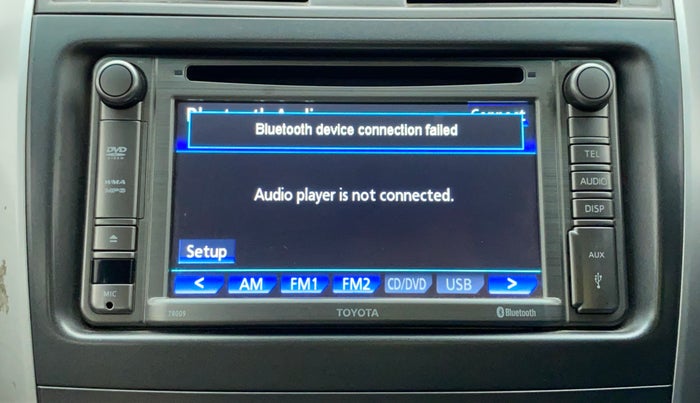 2012 Toyota Corolla Altis G, Petrol, Manual, 88,098 km, Infotainment System