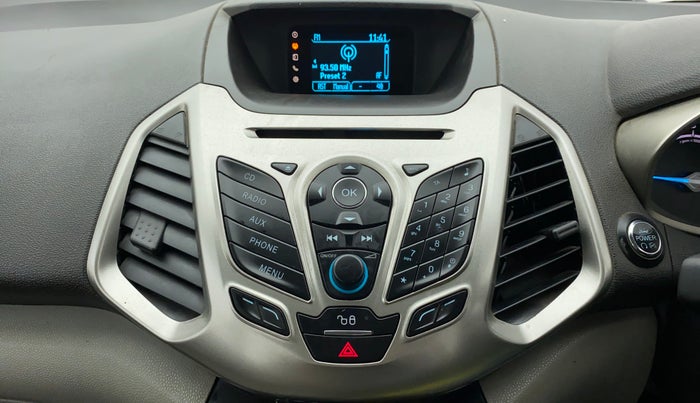 2016 Ford Ecosport TITANIUM 1.5L DIESEL, Diesel, Manual, 1,14,735 km, Infotainment System