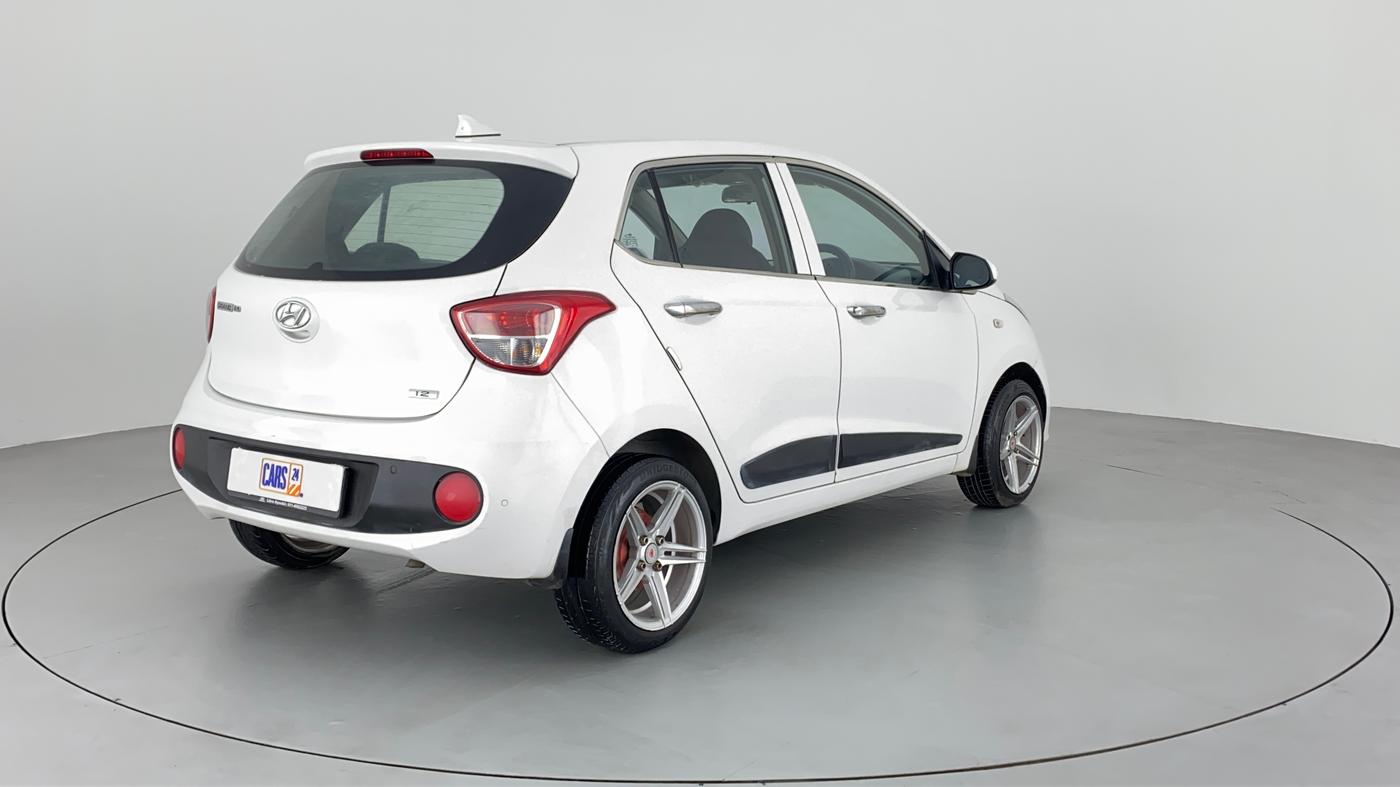 2018 Hyundai Grand i10 SPORTZ 1.2 KAPPA VTVT, Petrol, Manual, 36,890 km, Right Back Diagonal