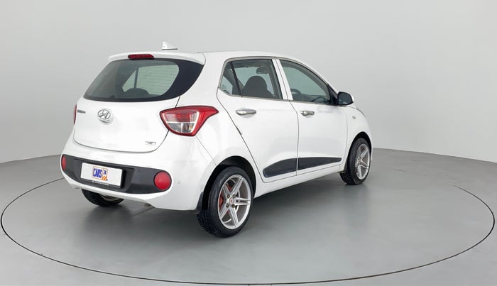 2018 Hyundai Grand i10 SPORTZ 1.2 KAPPA VTVT, Petrol, Manual, 36,890 km, Right Back Diagonal