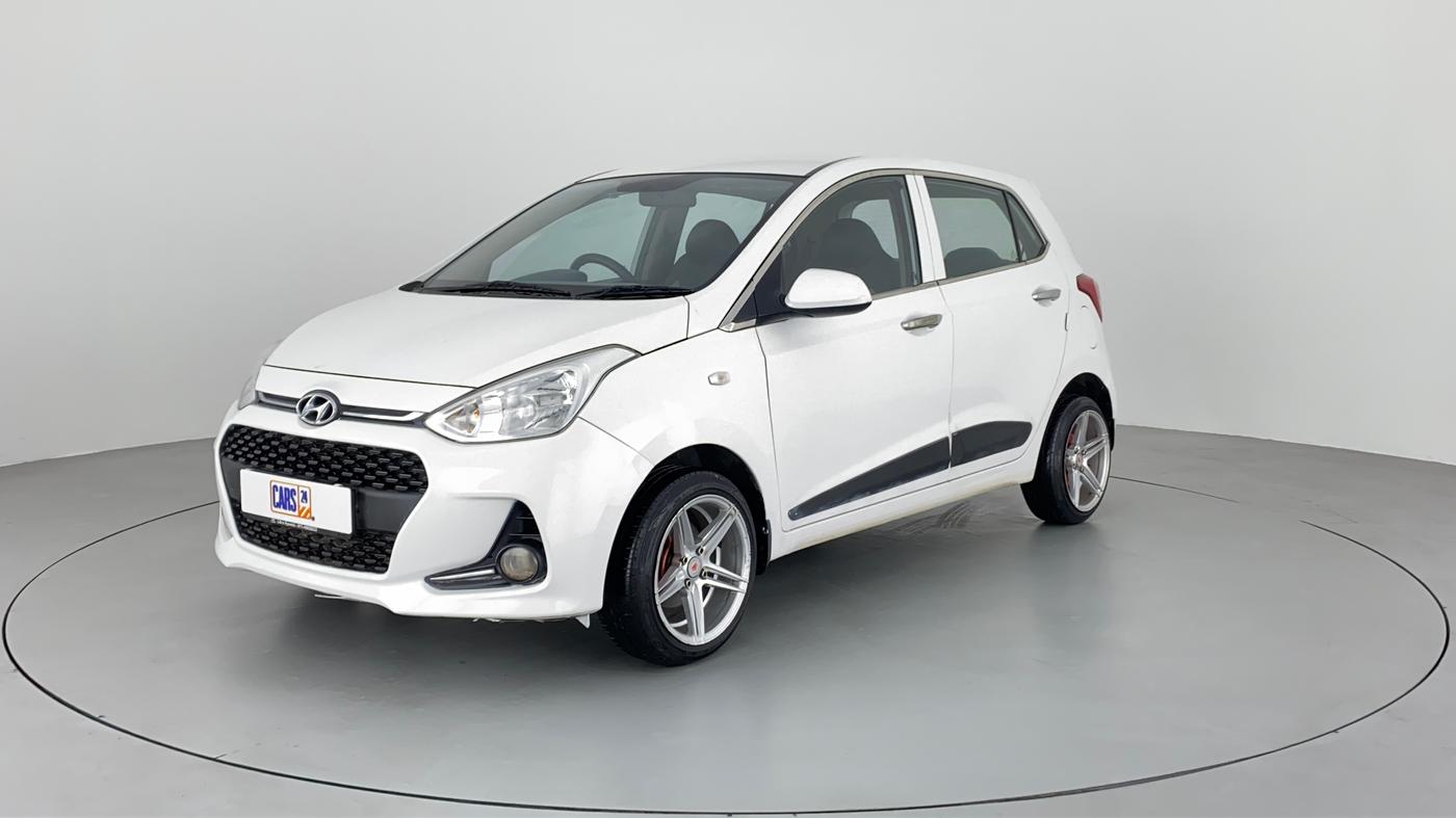 2018 Hyundai Grand i10 SPORTZ 1.2 KAPPA VTVT, Petrol, Manual, 36,890 km, Left Front Diagonal