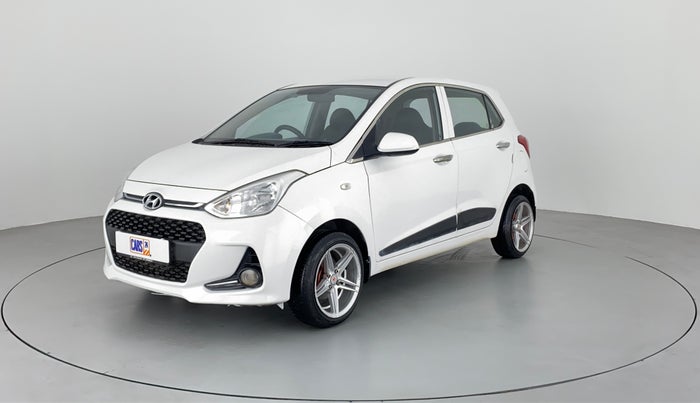 2018 Hyundai Grand i10 SPORTZ 1.2 KAPPA VTVT, Petrol, Manual, 36,890 km, Left Front Diagonal